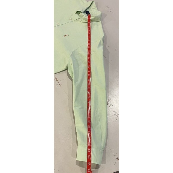 Ralph Lauren Polo Shirt Mens Extra Large Green Long Sleeve Button Down - Picture 6 of 10